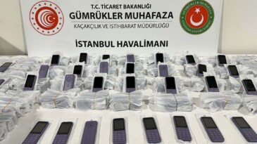 İstanbul-İstanbul Havalimanı’nda kaçakçıların etiket oyununu gümrük ekipleri bozdu